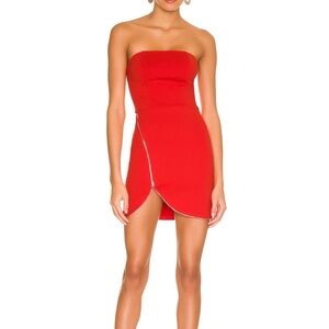 Superdown Nylah front zip mini dress